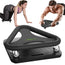 BODY RHYTHM Abdominal & Core Coaster Strength Workout Trainer Ab Wheel Roller Exercise Machine with Knee Mat for Home Gym Workout Fitness. (Black)