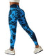 FITELITE Seamless Leggings for Women Scrunch Butt Lifting Leggings Tie Dye Print Workout Gym Yoga Pants High Waisted Athletic Leggings