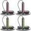 ZCKWENDA 4 pack Jump Rope Skipping Rope for Rope Skipping Speed Jump Rope for Exercise(green+red)