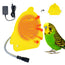 Bird Cage Heater for Parakeets Bird Heater Snuggle Up Heated Pad Bird Warmer for Parrot Parakeets Conure Bird Cage Heater Warm Bird Perch Stand Birds Cage Accessories and Supplies (Yellow)