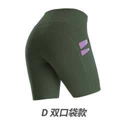 High-Waist Pocketed Yoga Shorts - Lulu Style