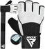 RDX Workout Gloves with 3 Wrist Alignment Plates 15-Inch Long Support Strap Anti Slip Palm Protection Weight Lifting Powerlifting Deadlifting Bodybuilding Gym Fitness Exercise Training Men Women