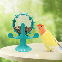 Oooct Bird Foraging Toys Parrot Rotating Feeders Bird Chewing Toys Bird Enrichment Toys Bird Cage Accessories Suitable for Birds Parrots Parakeets Cockatiels Conures Lovebirds