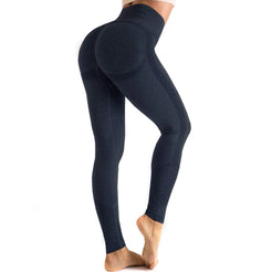 OUDOTA Leggings for Women Seamless Scrunch Workout Leggings High Waisted Butt Lifting Leggings for Athletic Gym Fitness Active Navy BlueS
