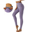 YOGAFREE Womens Yoga Leggings High Waisted Workout Leggings with Pockets Tummy Control Yoga Pants Buttery Soft Gym Athletic Leggings Purple M
